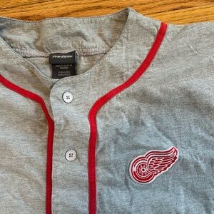 Vintage Detroit Red Wings Baseball Jersey